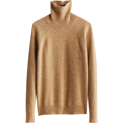 Amelia Cashmere Turtleneck Sweater